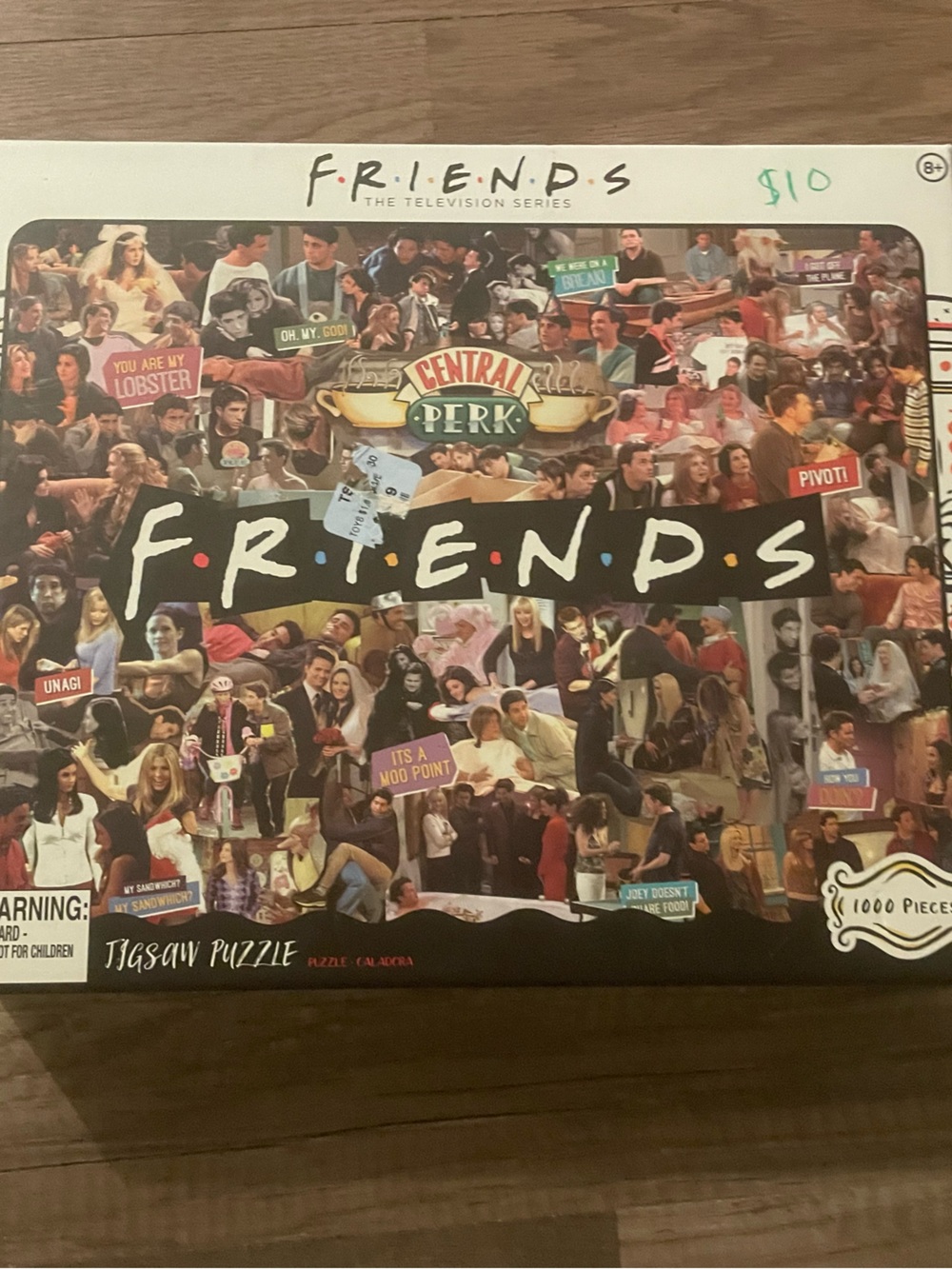 Jigsaw Friends Collage Puzzle by Jigsaw - Black Multicolor Box Art